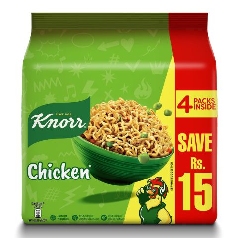 Knorr Noodles Chicken, 264g, 66g x 4-Pack