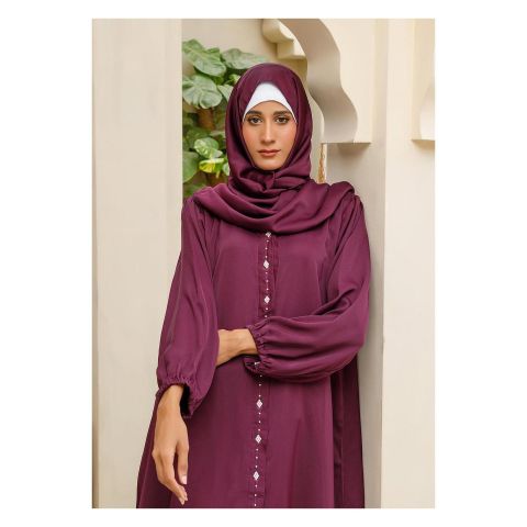 Affinity Royal Plum Abaya