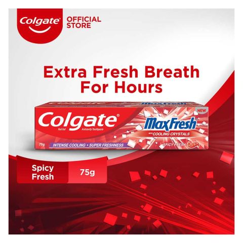 Colgate MaxFresh Red Gel Spicy Fresh Toothpaste 75gm