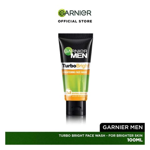 Garnier Men Turbo Bright Fairness Face Wash For Brighter Skin, 100ml