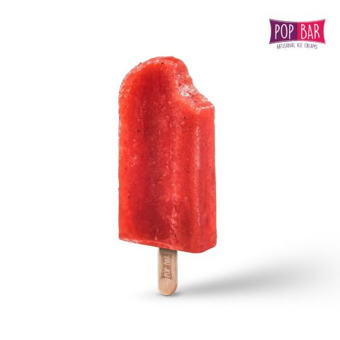 Wholesome Foods Pop Bar Strawberry Lime Ice Cream, 80g
