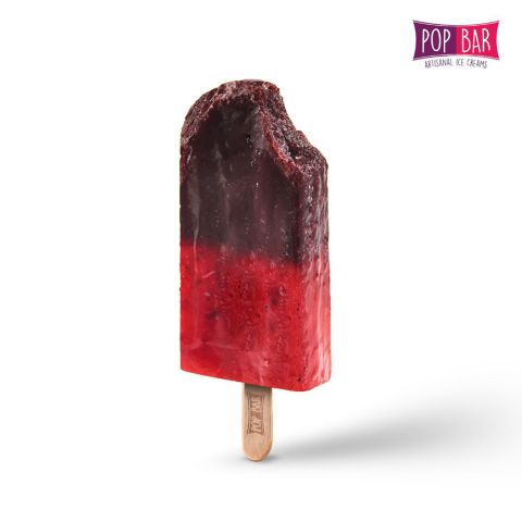 Wholesome Foods Pop Bar Strawberry Blueberry Ice Cream, 80g