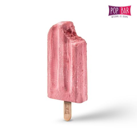 Wholesome Foods Pop Bar Strawberry Raspberry Ice Cream, 90g
