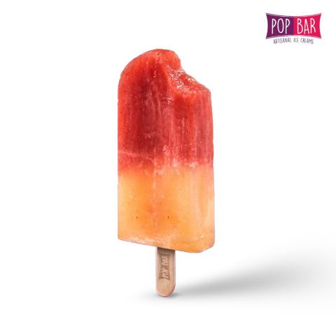 Wholesome Foods Pop Bar Strawberry Lime Pineapple Mint Ice Cream, 80g