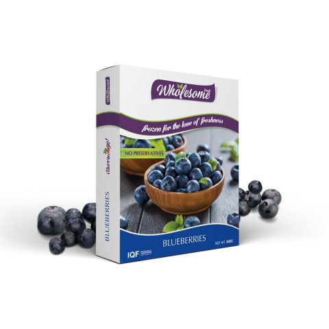 Wholesome Foods Blue Berries, 300g