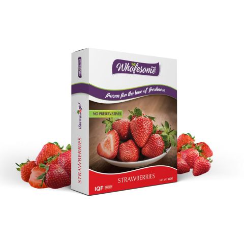 Wholesome Foods Strawberries, 300g