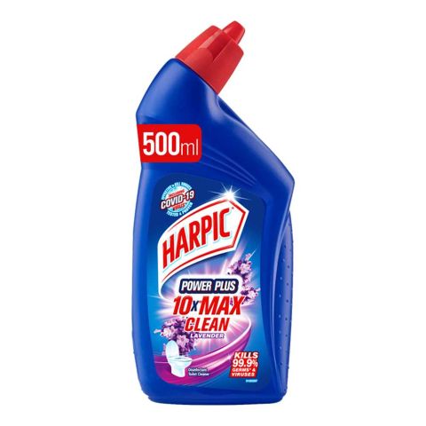 Harpic Power Plus Toilet Cleaner, Lavender, 500ml