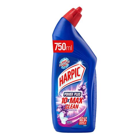 Harpic Power Plus Toilet Cleaner, Lavender, 750ml