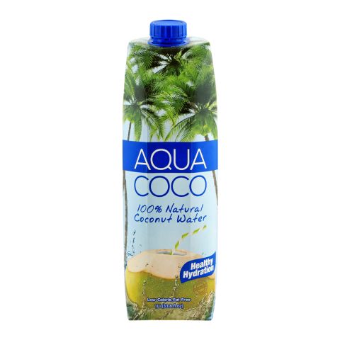 Aqua Coco 100% Natural Coconut Water, 1Ltr