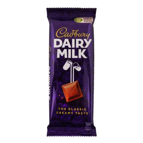 Cadbury Dairy Milk Chocolate, 90g, (Local)