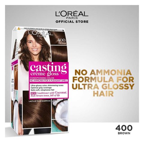 L'Oreal Paris Casting Hair Color, 400 Brown