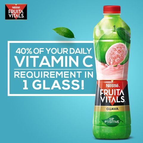 Nestle Fruita Vitals Guava Fruit Nectar 1 Liter