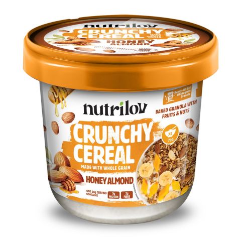 Nutri Lov Honey Almond Crunchy Cereal, 70g