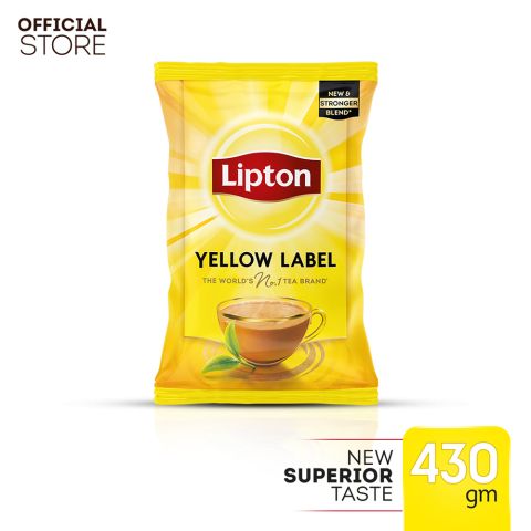 Lipton Yellow Label Black Tea 430g - New Superior Taste - Chai Chahiye