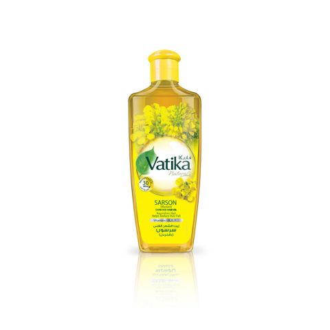 Dabur Vatika Naturals Sarson Nourishes Hair Enriched Hair Oil, 200ml