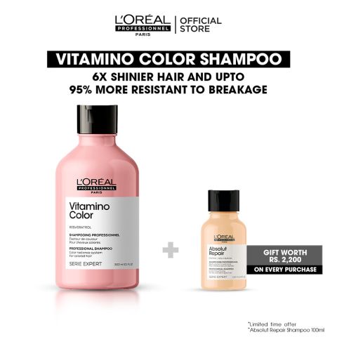 L'Oreal Professionnel Serie Expert Resveratrol Vitamino Color Professional Shampoo, 300ml