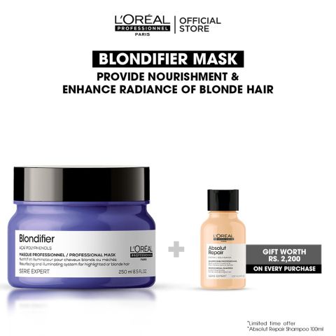 L'Oreal Professionnel Serie Expert Blondifier Acai Polyphenols Professional Hair Mask 250ml