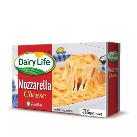 Dairy Life Mozzarella Cheese  Block, 200g