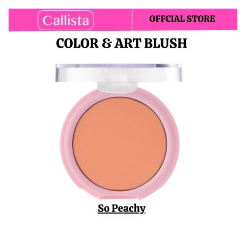 Callista Color & Art Blush, Vegan, Argan Oil & Cruelty Free, 10g, 120 So Peachy