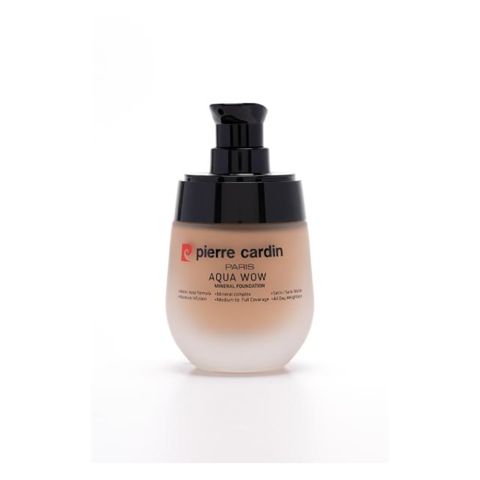 Pierre Cardin Paris Aqua Wow Mineral Foundation, Water Based, Medium to Full Coverage, 32ml, Very Warm 602