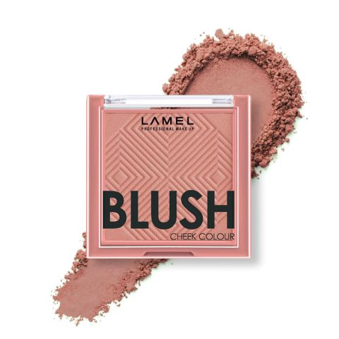 LAMEL Blush Cheek Shading and Contouring Powder, 3.8g, 403 Coral