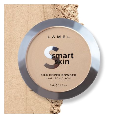 Lamel Smart Skin Silk Compact Powder With Hyaluronic Acid, 8g, 403 Medium Beige