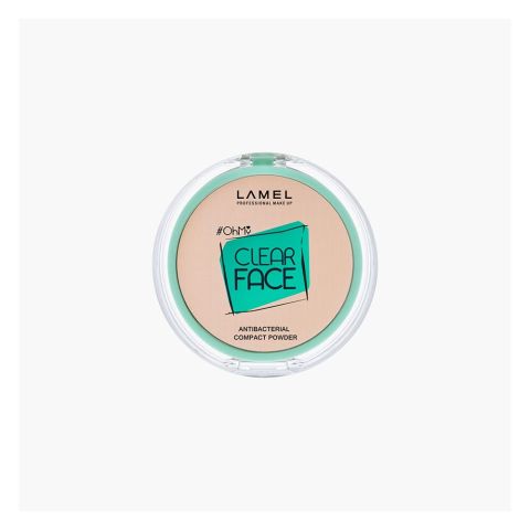 Lamel OhMy Clear Face Compact Powder, 9g, 403 Rosy Beige