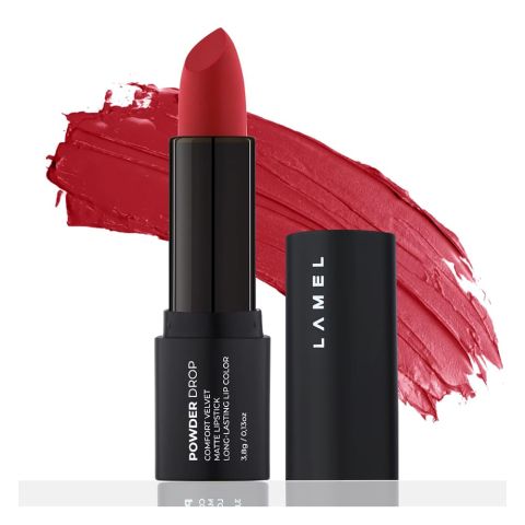 LAMEL Powder Drop Long Lasting Matte Lipstick, 408 Cyber Punk