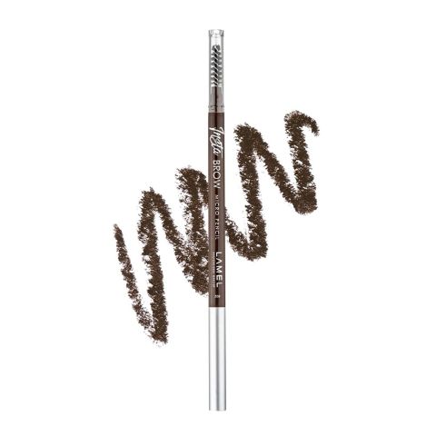 LAMEL INSTA Micro Long-lasting Eye Brow Pencil, 0.12g, 402 Chocolate