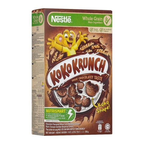 Nestle Koko Krunch Cereal, Whole Grain 330g