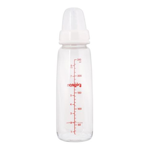 Pigeon Peristaltic Nipple Glass Bottle 240ml A-482