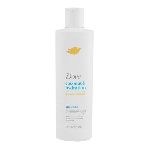 Dove Coconut & Hydration Damage Therapy Shampoo, 355ml