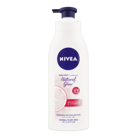 Nivea Natural Fairness UV Filter Body Lotion, Normal To Dry Skin, Best Before Aug 2025, 400ml