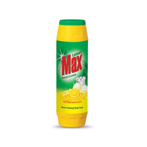 Lemon Max Power Cleaner, Dishwash Powder, Bottle, 450g