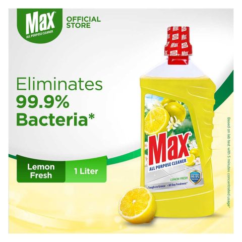 Max All Purpose Cleaner, Lemon, 1 Liter