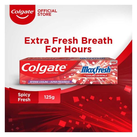 Colgate MaxFresh Red Gel Spicy Fresh Toothpaste 125gm