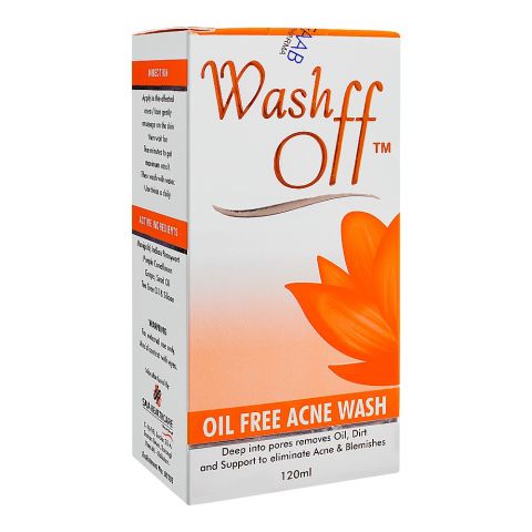 Faab Pharma Wash Off Oil-Free Acne Wash, 120ml