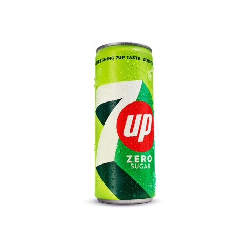 7UP Free Can (Local) 250ml