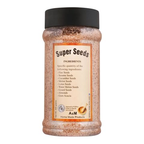 A&M Super Seeds Powder Jar, 500g