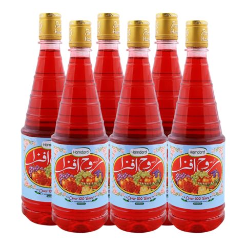 Rooh Afza Drink (Sharbat) Syrup, 800ml Each, 6-Pack