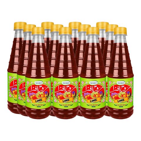 Rooh Afza Lime Drink (Sharbat) Syrup, 425ml Each, 12-Pack