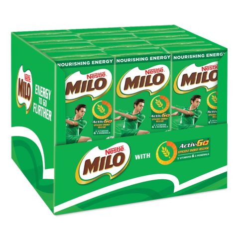 Milo Drink Proto Malt Energy Food Drink, 180ml Each, 12-Pack