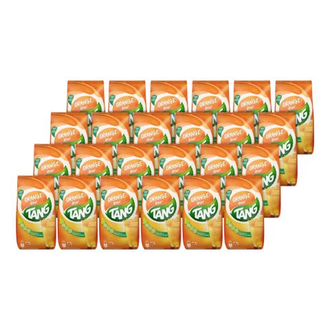 Tang Orange Powdered Drink (Sharbat) Pouch, 375g Each, 24-Pack