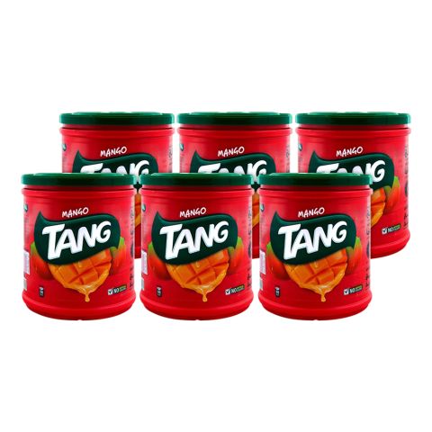 Tang Mango Powdered Drink (Sharbat) Tub, 2.5Kg Each, 6-Pack