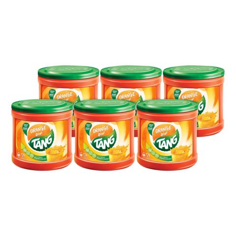 Tang Orange Powdered Drink (Sharbat) Tub, 2.5Kg Each, 6-Pack