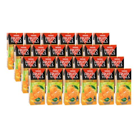 Nestle Fruita Vitals Kinnow Fruit Nectar Juice, 200ml Each, 24-Pack