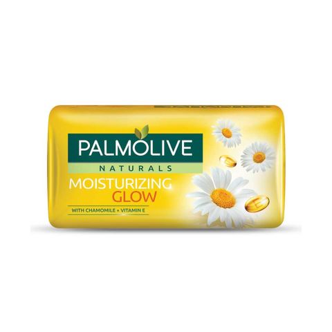 Palmolive Naturals Moisturizing Glow Soap, Chamomile + Vitamin E, 145g