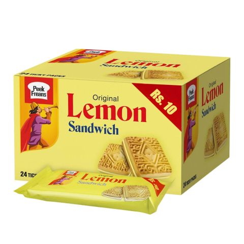 Peek Freans Lemon Sandwich, 24-Tikky Pack