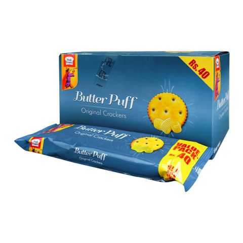 Peek Freans Butter Puff Original Crackers, 8-Half Roll Pack