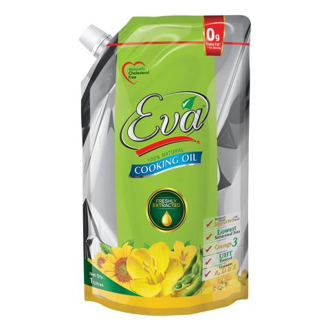 Eva Cooking Oil 1 Litre Pouch